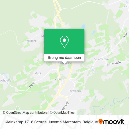 Kleinkamp 1718 Scouts Juventa Merchtem kaart