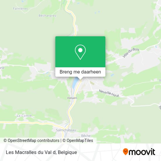 Les Macralles du Val d kaart