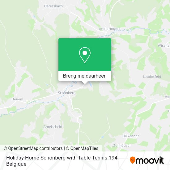 Holiday Home Schönberg with Table Tennis 194 kaart