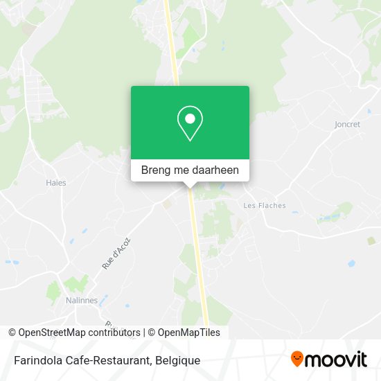 Farindola Cafe-Restaurant kaart