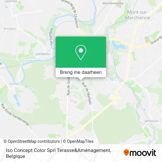 Iso Concept Color Sprl Terasse&Aménagement kaart