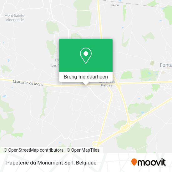 Papeterie du Monument Sprl kaart