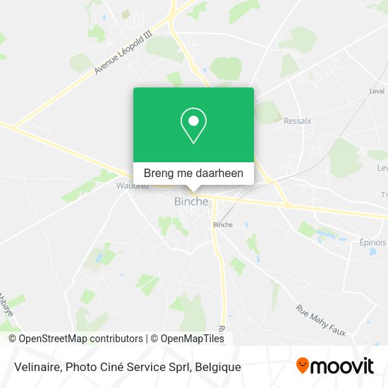 Velinaire, Photo Ciné Service Sprl kaart