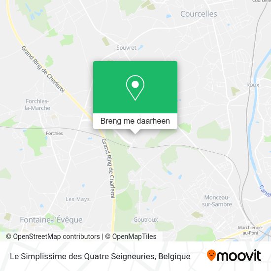 Le Simplissime des Quatre Seigneuries kaart