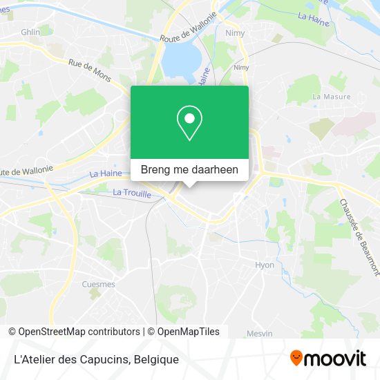 L'Atelier des Capucins kaart