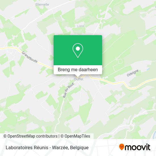 Laboratoires Réunis - Warzée kaart