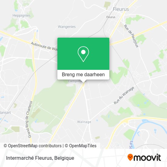 Intermarché Fleurus kaart