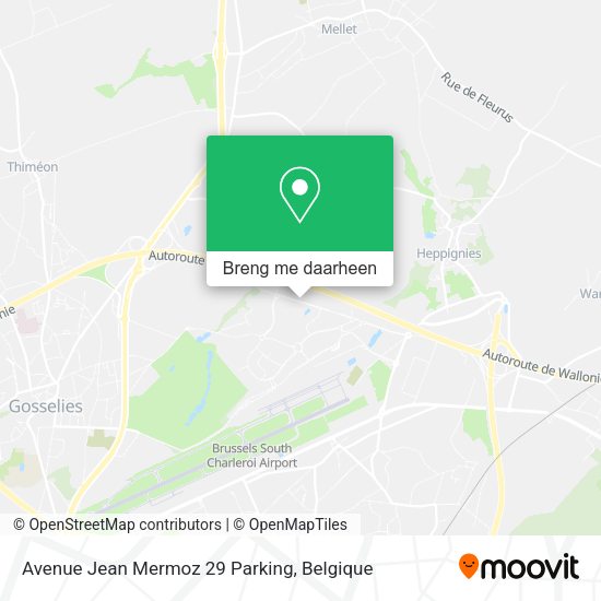 Avenue Jean Mermoz 29 Parking kaart