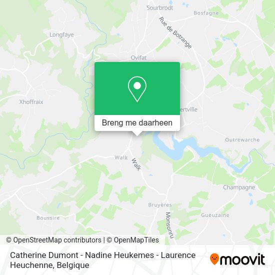 Catherine Dumont - Nadine Heukemes - Laurence Heuchenne kaart