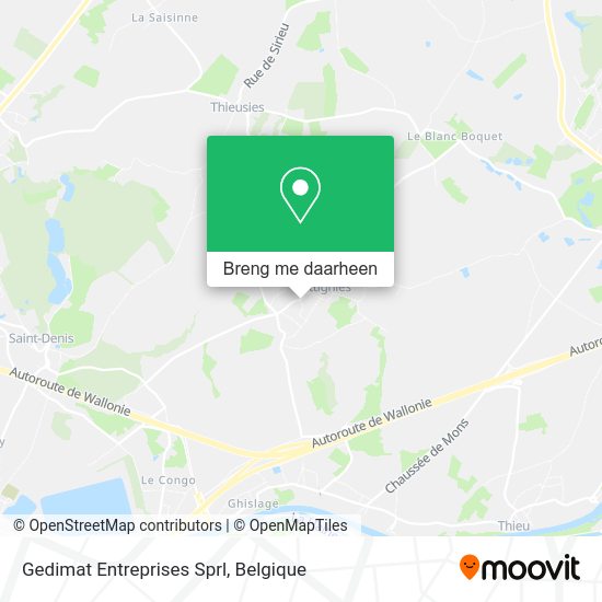 Gedimat Entreprises Sprl kaart