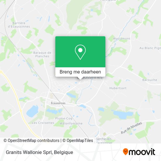 Granits Wallonie Sprl kaart