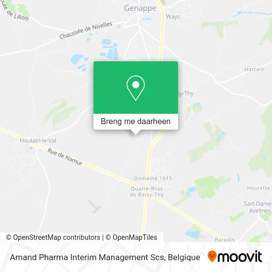 Amand Pharma Interim Management Scs kaart