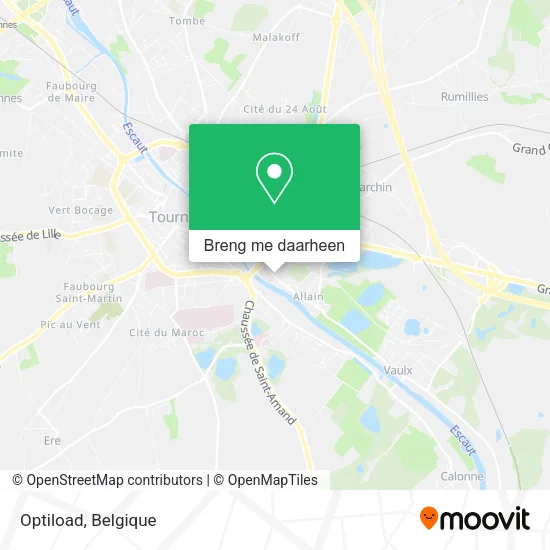 Optiload kaart