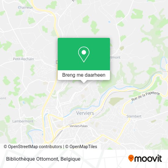 Bibliothèque Ottomont kaart