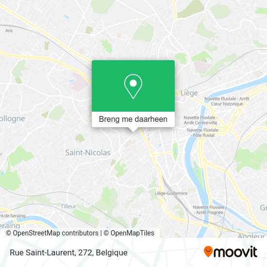 Rue Saint-Laurent, 272 kaart