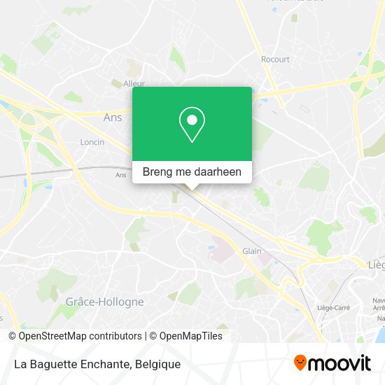 La Baguette Enchante kaart