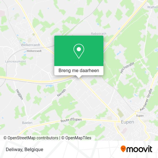 Deliway kaart