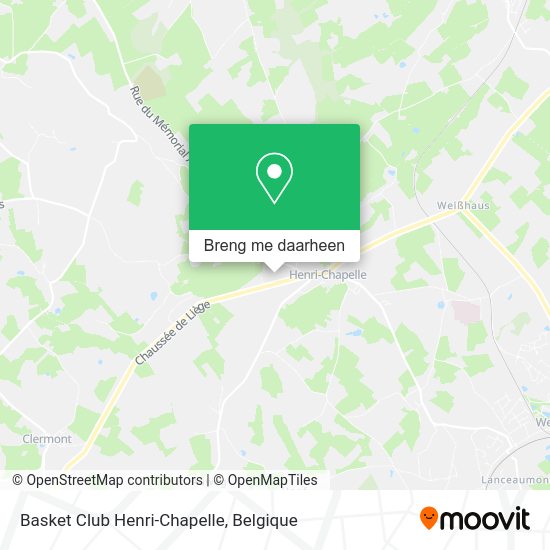 Basket Club Henri-Chapelle kaart