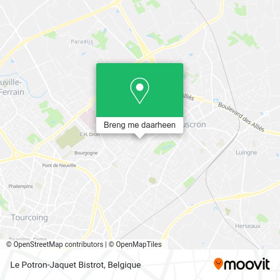 Le Potron-Jaquet Bistrot kaart