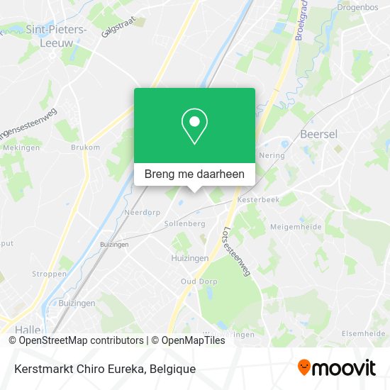 Kerstmarkt Chiro Eureka kaart