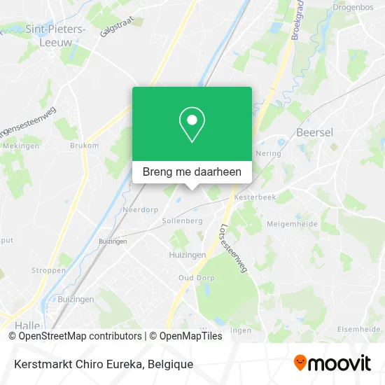 Kerstmarkt Chiro Eureka kaart