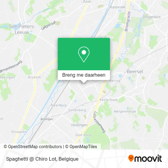 Spaghetti @ Chiro Lot kaart