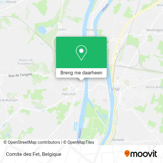 Comite des Fet kaart