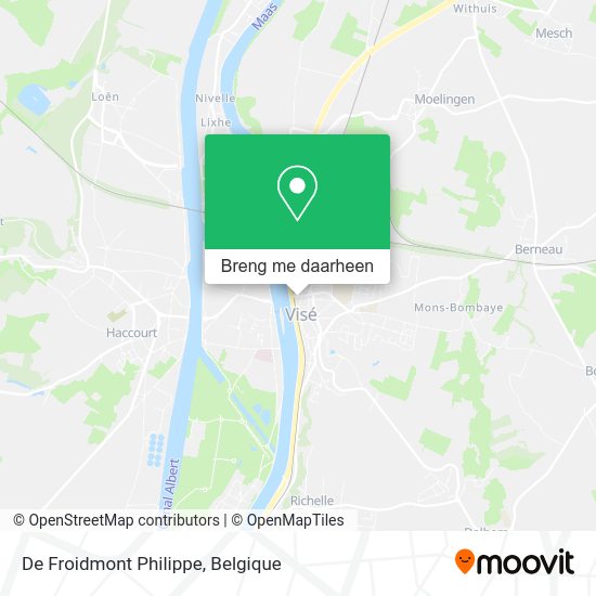 De Froidmont Philippe kaart