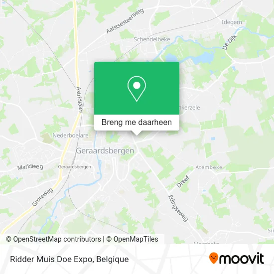 Ridder Muis Doe Expo kaart