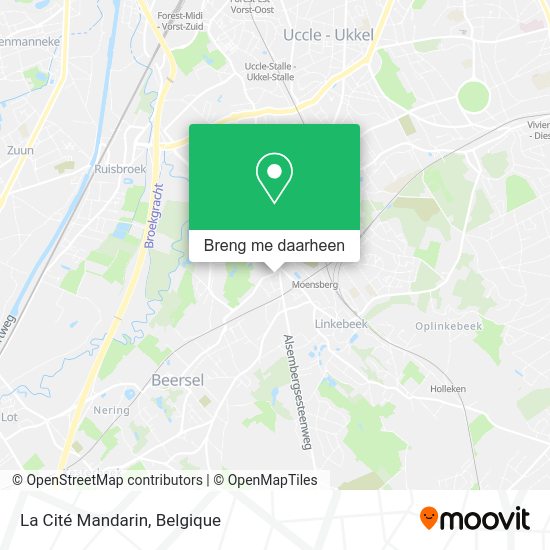 La Cité Mandarin kaart