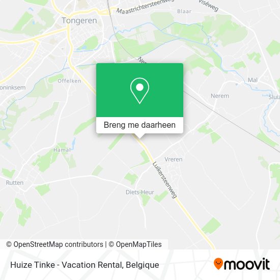 Huize Tinke - Vacation Rental kaart