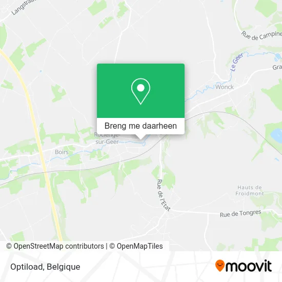 Optiload kaart