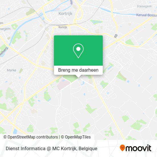 Dienst Informatica @ MC Kortrijk kaart