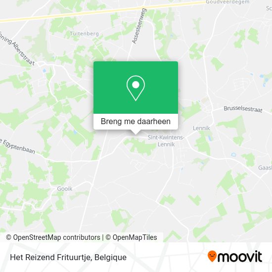 Het Reizend Frituurtje kaart