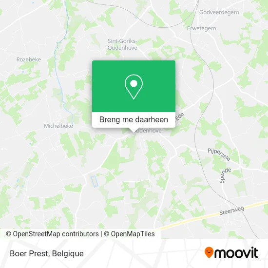 Boer Prest kaart
