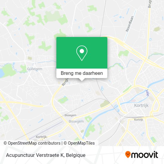 Acupunctuur Verstraete K kaart
