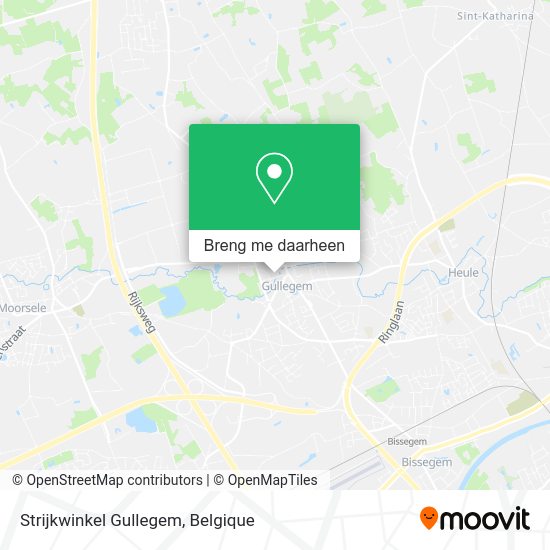 Strijkwinkel Gullegem kaart