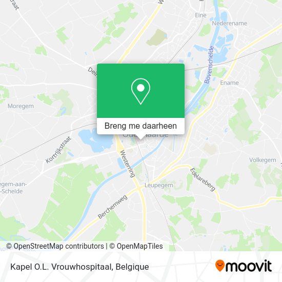 Kapel O.L. Vrouwhospitaal kaart