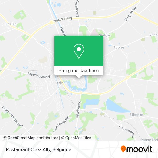 Restaurant Chez Ally kaart