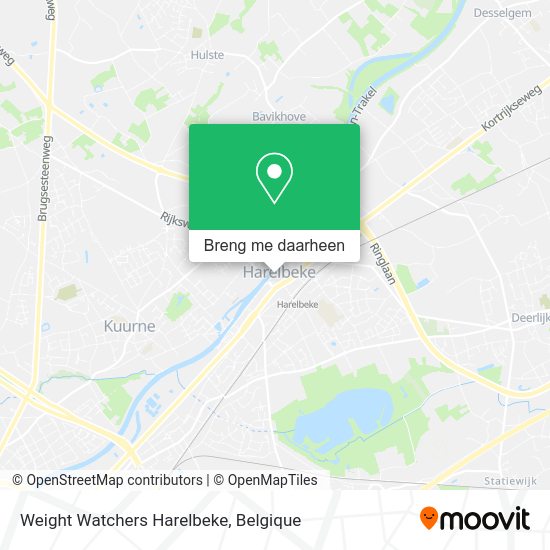 Weight Watchers Harelbeke kaart