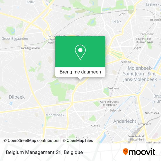 Belgium Management Srl kaart