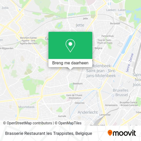Brasserie Restaurant les Trappistes kaart
