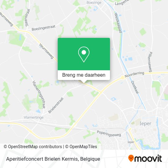 Aperitiefconcert Brielen Kermis kaart