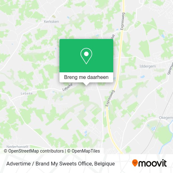 Advertime / Brand My Sweets Office kaart