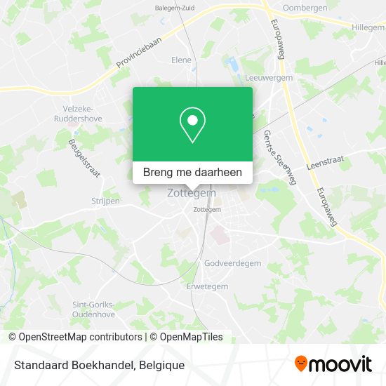 Standaard Boekhandel kaart