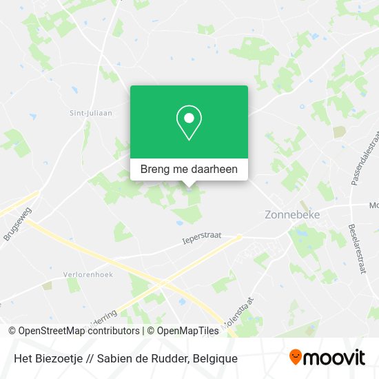 Het Biezoetje // Sabien de Rudder kaart