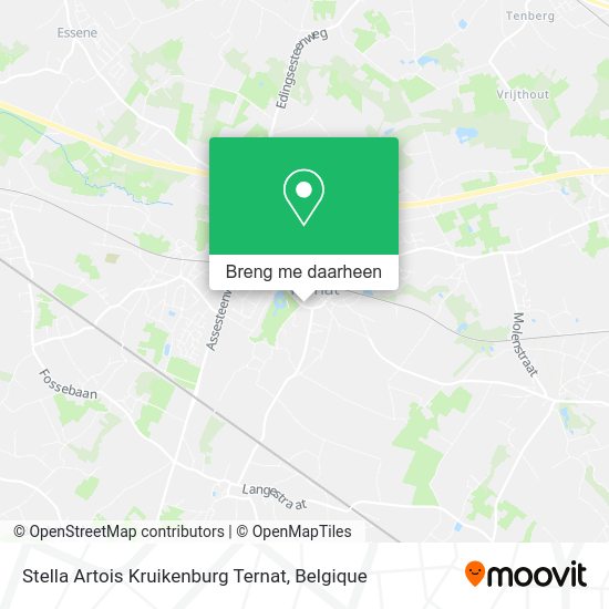 Stella Artois Kruikenburg Ternat kaart