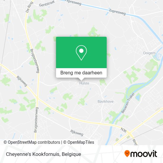 Cheyenne's Kookfornuis kaart