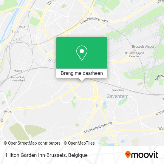 Hilton Garden Inn-Brussels kaart