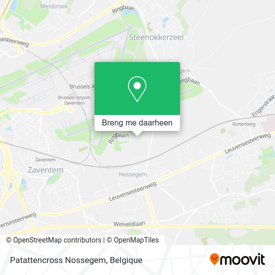 Patattencross Nossegem kaart
